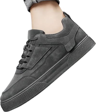 Nivard Schoenen Heren - Hoge Sneakers - Comfortabel - Casual - Volwassen - Met Voering - Donkerbruin - Maat 46