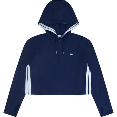 Ellesse Dames/Dames Neise Cropped Hoodie (Marine)