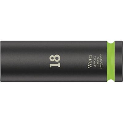 Wera 8790 C Impaktor Deep 05004835001 Inbus Dopsleutelinzetstuk 18 mm 1/2 1/2 (12,5 mm)