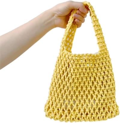 Strandtas Geweven - Rieten Handtas - Zomerse Uitjes - Handgemaakt Design - 25 x 22 x 15 cm - Natuurlijk