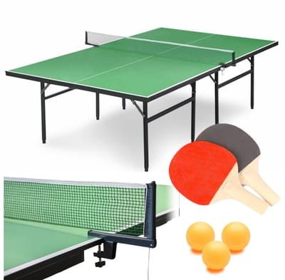 Zolta - Tafeltennistafel - Met Net - Inclusief Batjes en Ballen - Opvouwbaar