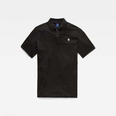 G-STAR Dunda slim polo s\s Heren Poloshirt - dk black