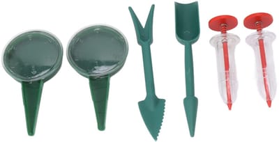 Dailygoods - Zaad Dispenser Set - Mini Zaad Planter - 5 Versnellingen - Handheld Zaad Verspreider - Tuin Zaaimachine - Geschikt voor Wortel, Sla, Gras...