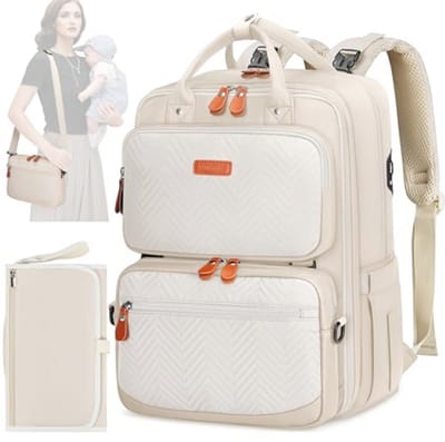 Waterdichte Baby Luiertas Rugzak met Verschoningsmatje - Multifunctionele Babytas voor Ouders