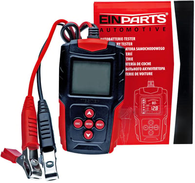 Einparts Accutester 12/24V Met Lcd-Scherm Voor Weerstand En Startstroom.