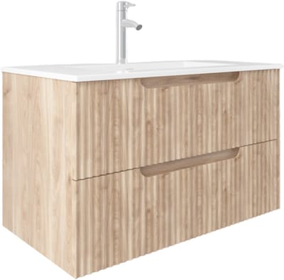 LINEA UNO - Grona 60 - Licht eiken - Badmeubel - - 301709