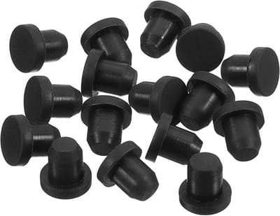 Rubberen Stops - Gatdoppen - Afsluiten Leidingen - Hoge Temperatuurbestendig - 65 mm - Zwart