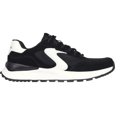 Skechers Fury - Fury Lace Low 183265-BKW, Mannen, Zwart, Sneakers, maat: 41