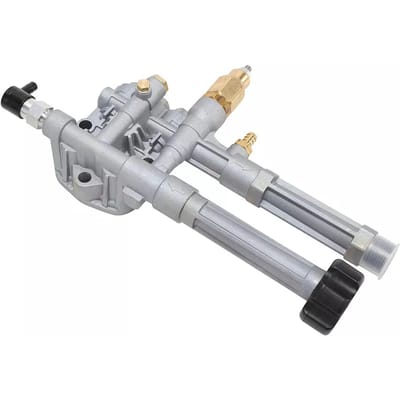 Vervangende pompkopmontage voor Troy Bilt SRMW2.2G26 Pompen Hogedrukreiniger Pompkop Montage gray
