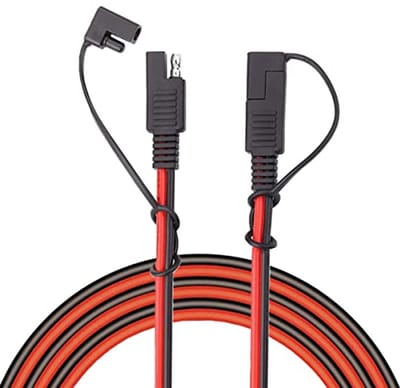SAE Connector Kabel 5m - Automobiel Verlengkabel met 2 Pin en Stofkap