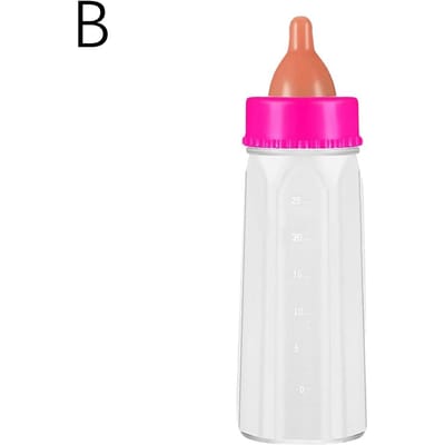 Poppenaccessoires Baby Poppen Voeding Fles Set Baby Verzorging Speelgoed Kinderwagen 2 Stuks Melk En Sap Flessen Met Speelgoed Speen Voor Baby Poppen