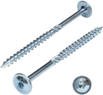 Tellerkopschroeven 8x360mm Torx 40 Verzinkt Houtconstructie Schroeven 50 Stuks