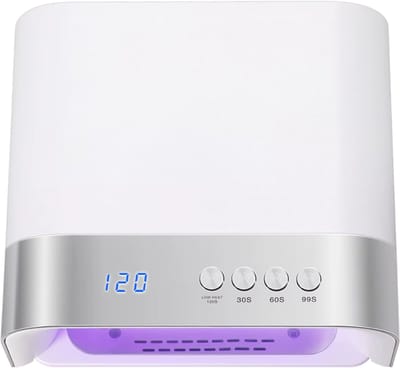 UV LED Nagellamp 168W voor Gelnagels Drogen – Professionele Nageldroger met Automatische Sensor, 36 LED’s en 4 Timerstanden – Manicure & Nagelsalon Gebruik