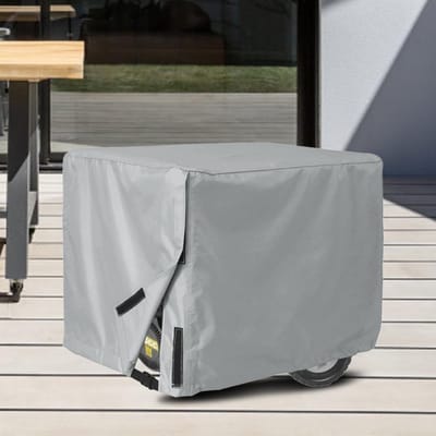 Buiten Tuin Patio Waterdicht Stofdicht Elektrische Generator Beschermhoes grijs