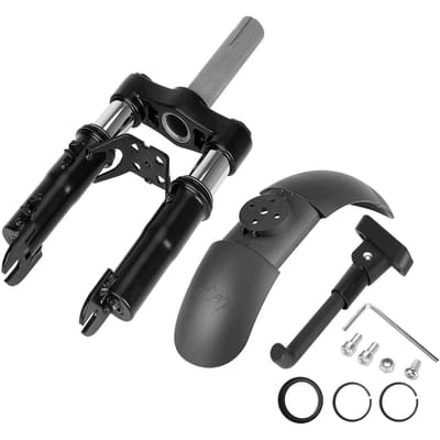 Elektrische scooters schokdemper met standaard en spatbord compatibel voor Ninebot F20 F25 F30 F40 zwart