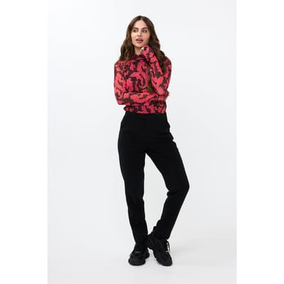 EsQualo Trousers Chino City Black Maat: 36 | Pantalons Outlet | Dames | Zwart