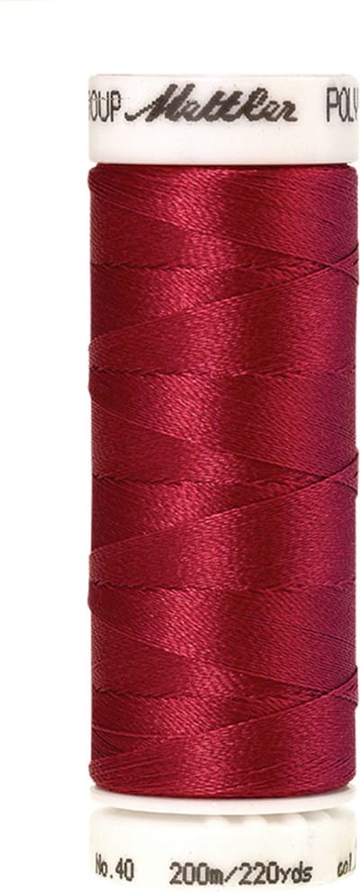 Mettler borduurgaren - Rood - Nr 1921 - Polysheen - 200 meter