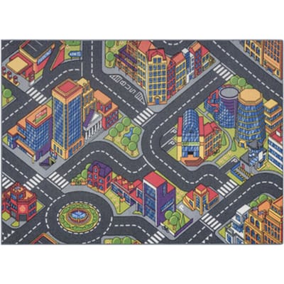 Kleden Rugsx REBEL ROADS TAPIJT Urban life 97 Metropolis, 95x133 cm