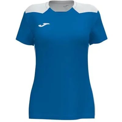 Joma Championship Vi T-shirt Met Korte Mouwen Blauw 11-12 Years Meisje