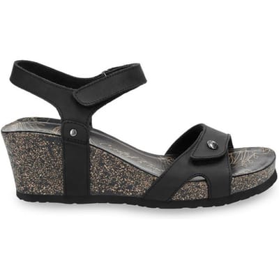 Panama Jack Julia Sandalen - Met Sleehak - Dames - Zwart - Maat 37