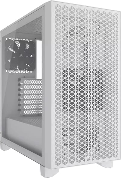 Corsair 3000D AIRFLOW TG - White - Case - Miditower - Wit