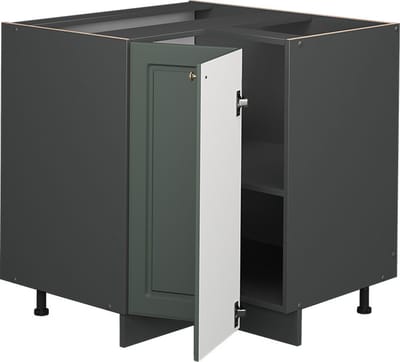 Vicco Fame-Line Hoekkast – 80.5 cm, WB Eik Groen-Goud Landhuis