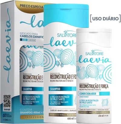Laevia Kit Reconstructie en Force SH 400ml + CO 180ml