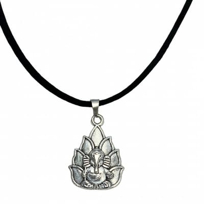 Ketting -Ganesha -zilverkleur - Charme Bijoux