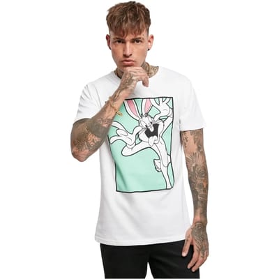 T-shirt Merchcode Looney Tunes Bugs Bunny Funny Face