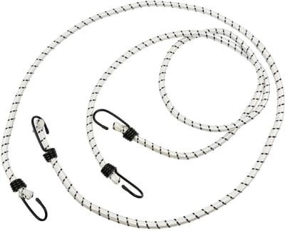 GEKO Transporttouwenset - Duurzaam rubber - 12 mm x 150 cm - 2 stuks - Wit