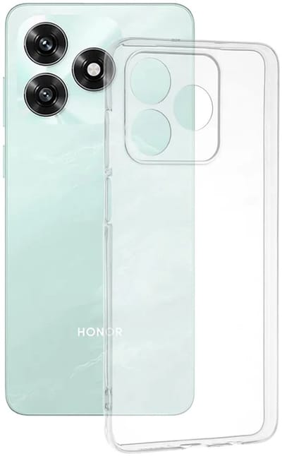 Hoesje geschikt voor HONOR X5c Plus - Techsuit Clear Silicone Back Cover - Transparant