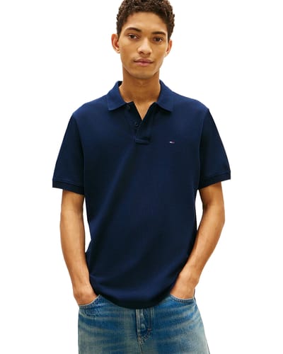 Tommy Hilfiger Regular Essential Polo Dark Blue Size: M | Polo Shirts Outlet | Heren | Blauw