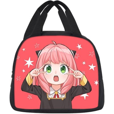 SPY × FAMILY lunchtas veelzijdig cartoon grote capaciteit nieuw item, beste cadeau voor jongens en meisjes op schoolverjaardagen