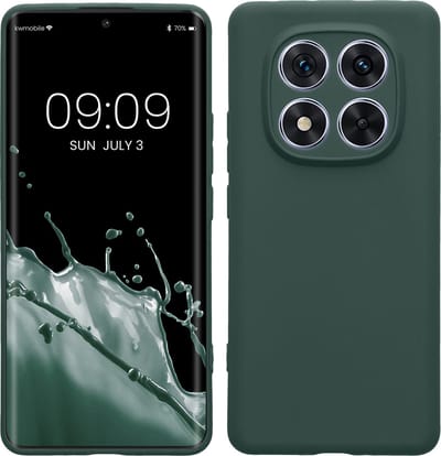 kwmobile telefoonhoesje geschikt voor Xiaomi Redmi Note 14 Pro 5G / Poco X7 - Hoesje voor smartphone - Precisie camera uitsnede - In mosgroen