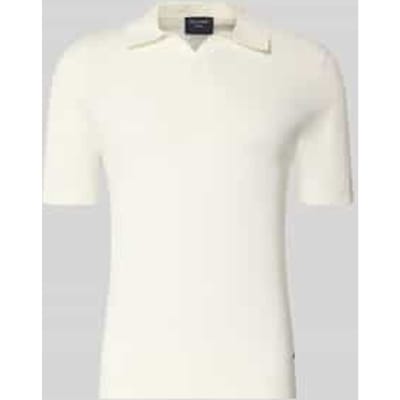 Slim fit Poloshirt van Mix van katoen en lyocell