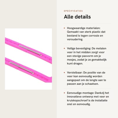 Dailygoods- Schaatsbeschermers - Goede Bescherming - Kunstschaatsen/IJshockey - Verstelbaar - Hoogwaardige Kunststof - Eenvoudige Montage - Schaatsbescherming