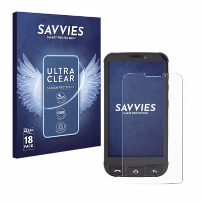 Savvies - Screenprotector voor Olympia Neo Mini - Folie Beschermfolie transparant 18 Stuks