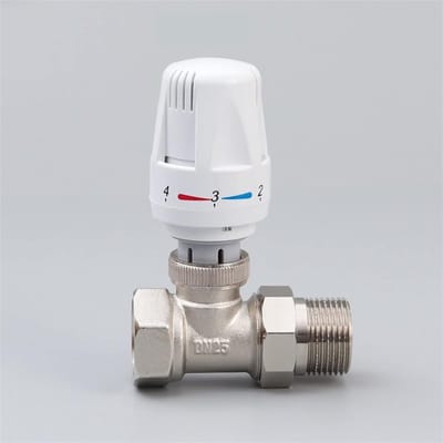 Thermostatische Radiatorkraan - Temperatuurregeling Klep - Efficiënte Verwarming - Veelzijdige Leiding Compatibiliteit - DN15 tot DN25 - Niet gespecificeerd