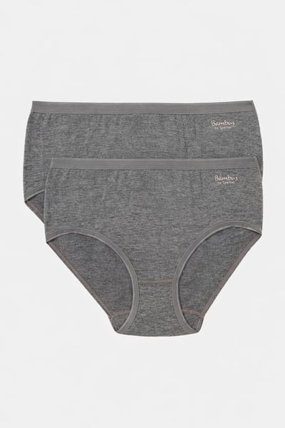 Speidel Bamboe Bamboo Bambus Swenja Dames Midislip 2 Pack - Grijs