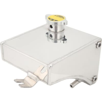 Koelvloeistof Overlooptank Kit Lekpreventie Aluminium Radiator Overloop Expansievat Kit voor S13 Alle Modellen Zilver zilver