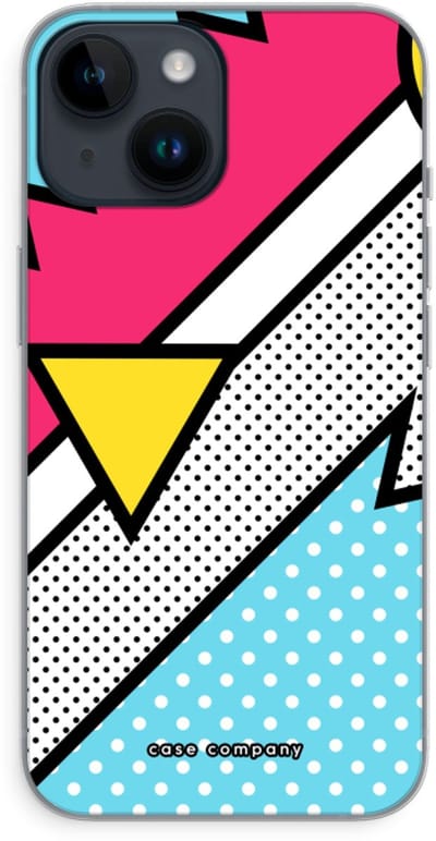 Case Company® - Hoesje geschikt voor iPhone 14 hoesje - Pop Art #3 - Soft Cover Telefoonhoesje - Bescherming aan alle Kanten en Schermrand