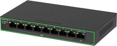 RWB® Interner Splitter - Internet Splitter Verdubbelaar - Internet Splittervan 1 Naar 2 - Groen - 18cm x 11cm x 3cm
