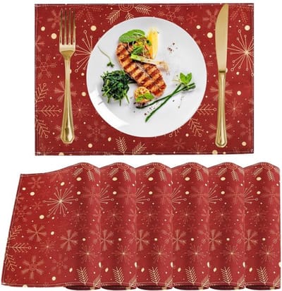 Allecto - Kerstservetten - Servetten sneeuwvlokken - Tafeldecoratie