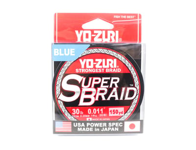 Yo Zuri Duel PE-lijn Super Braid 150YDS 30Lbs (0,28 mm) Blauw R1259-B blauw