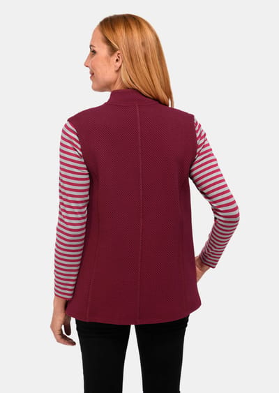 Goldner Jersey vest Comfortabel gestructureerd jersey vest