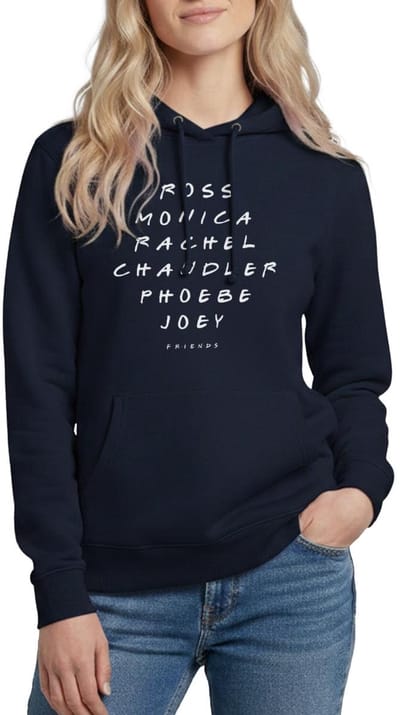 Friends Ross Monica Rachel Chandler Phoebe Joey Hoodie Dames