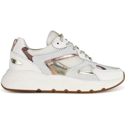 PS Poelman - maat 41- CIBEL Dames Sneakers - Wit Multi