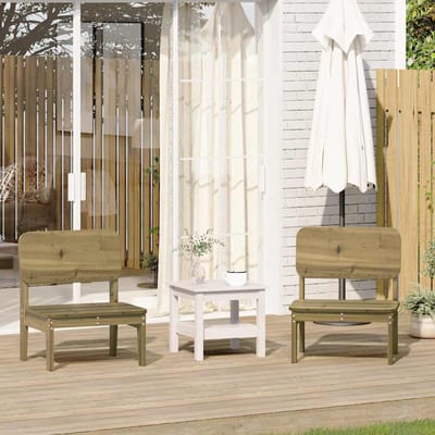 vidaXL - Tuinstoelen - 2 - st - 60x52,5x72 - cm - geïmpregneerd - hout