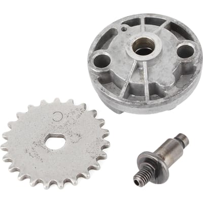 Ensemble de pompe à huile en alliage d'acier Pièces d'accessoires pour scooter Compatible avec moteur GY6 125 150cc white