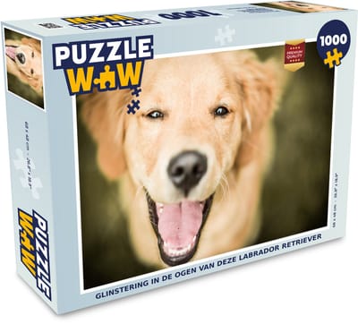 Puzzel Glinstering in de ogen van deze Labrador Retriever - Legpuzzel - Puzzel 1000 stukjes volwassenen